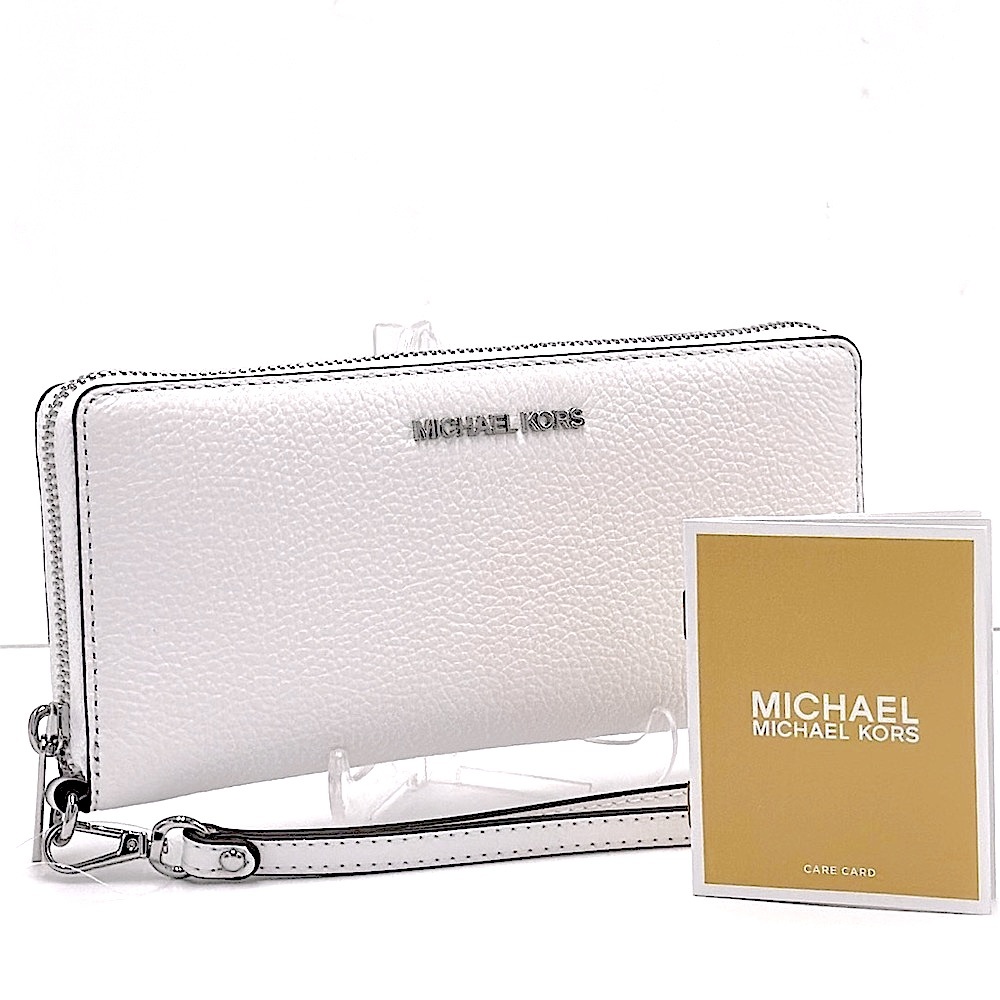 Michael Kors Large Pebbled Leather Continental Wallet Wristlet Phone Holder
Opt - Picture 1 of 12